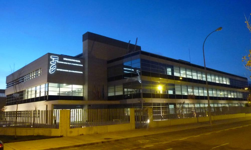 Edificio sede de las Direcciones Provinciales de TGSS y el INSS en Palencia