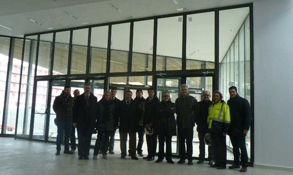 Rudi's visit to the Palace of Justice of Huesca