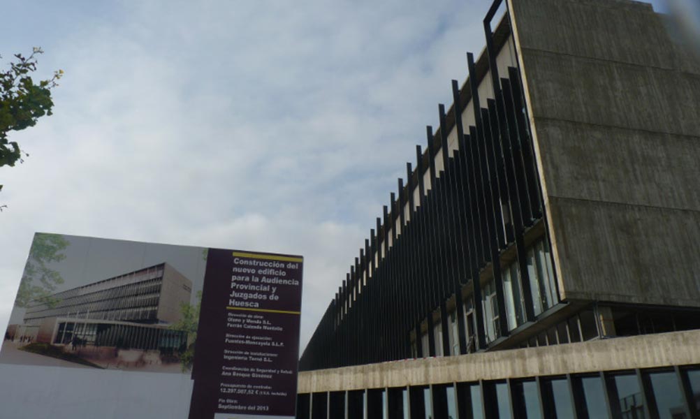 New building of the Provincial Court and Courts of Huesca