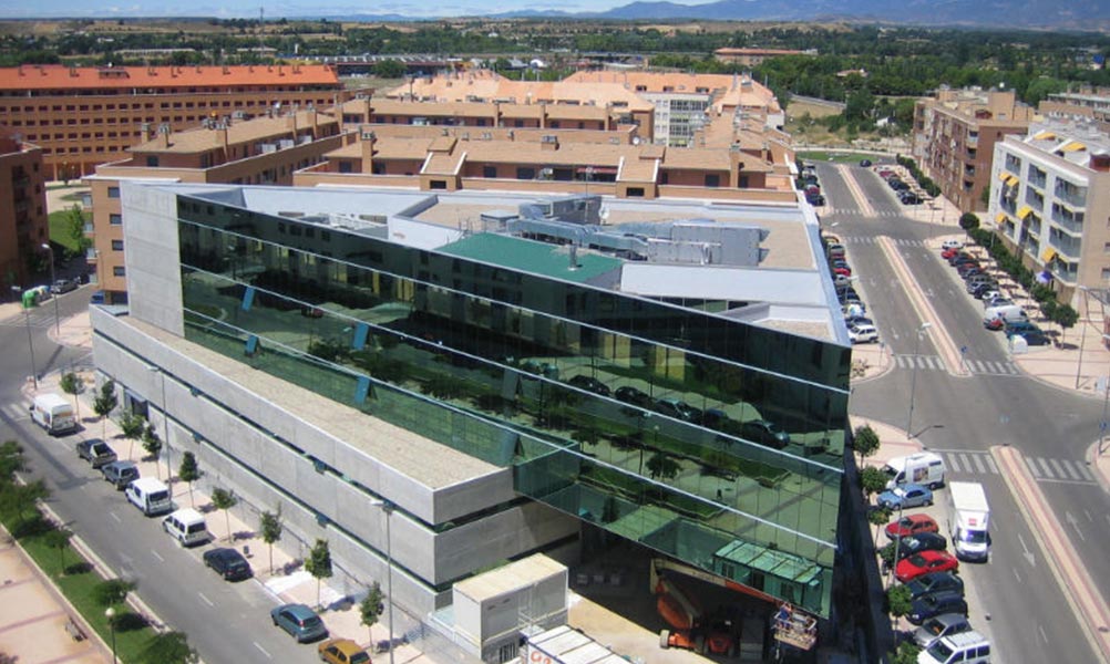 Headquarters of the Provincial Directorate of TGSS and INSS Huesca