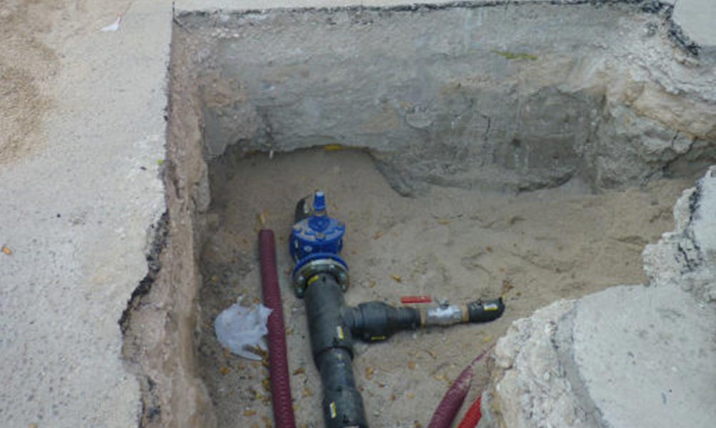 Replacement of water supply in Complejo Guardas Jóvenes - Valdemoro