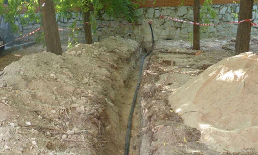 Replacement of water supply in Complejo Guardas Jóvenes - Valdemoro